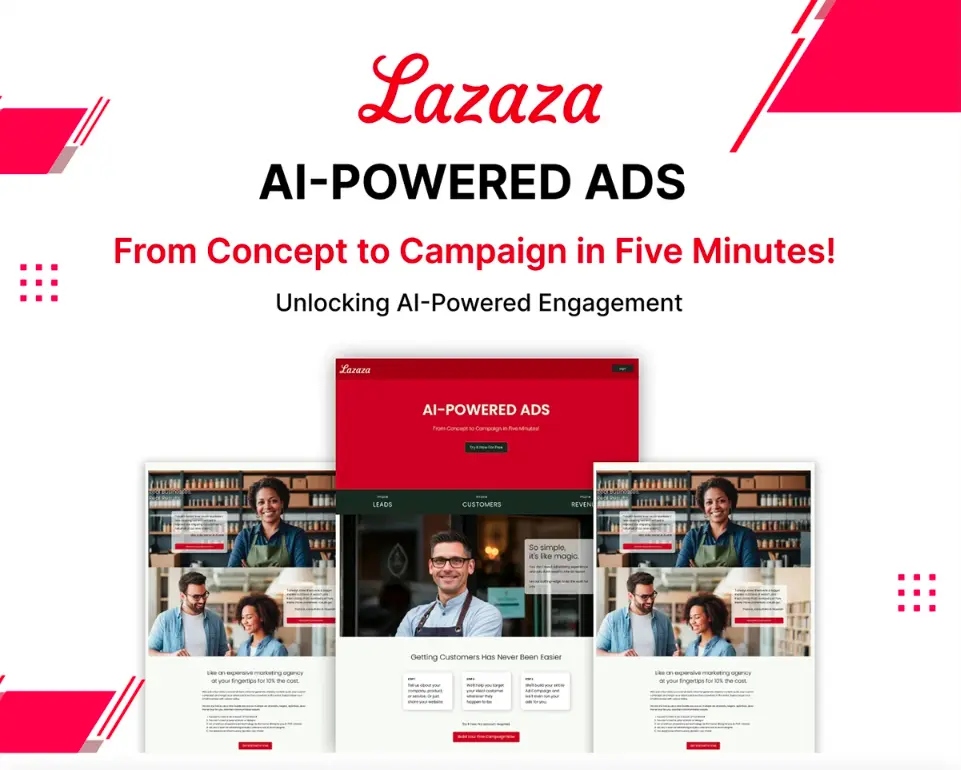 Case Study Image for Lazaza - AI-Powered Ads - a Marketing project by Binary Bursts